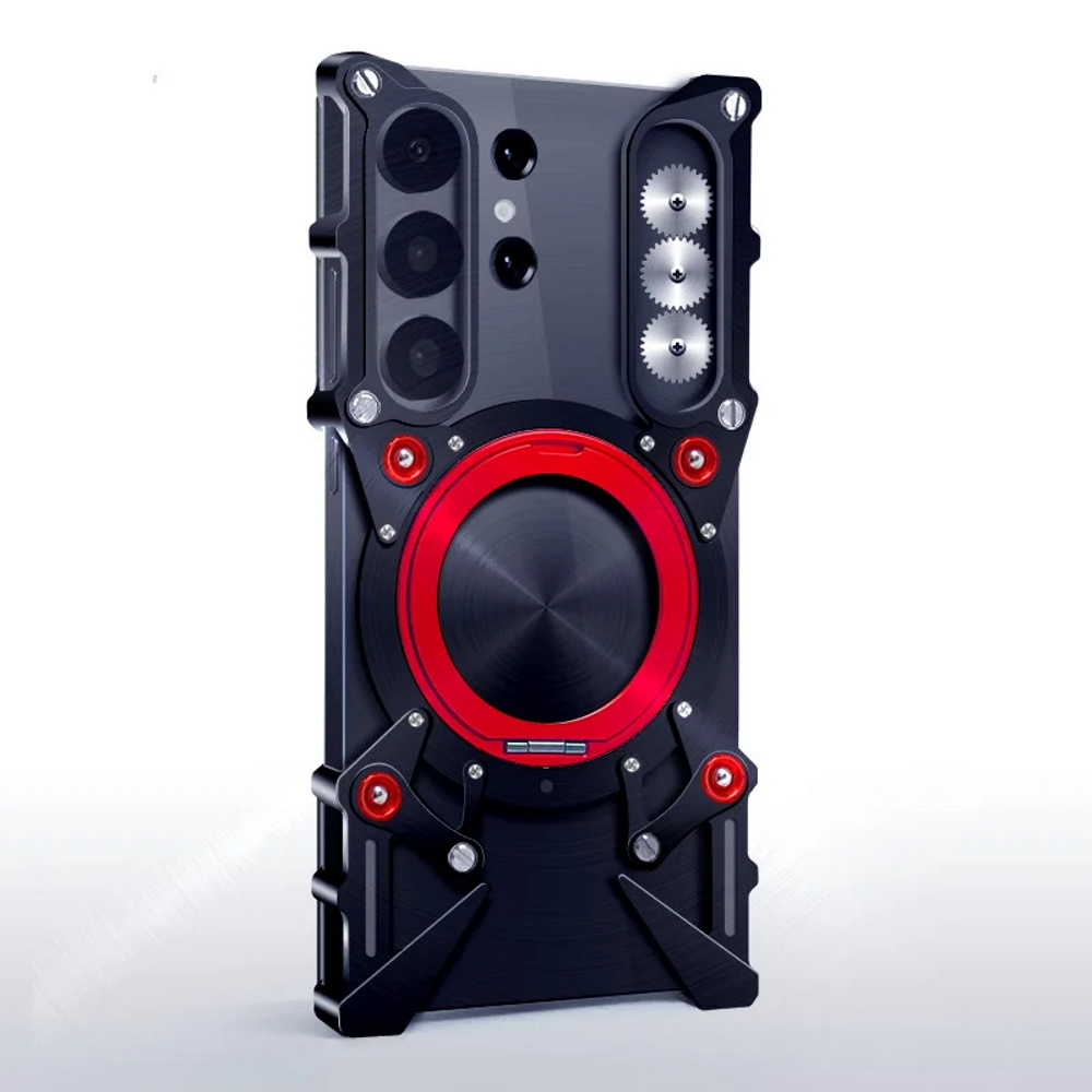 Металлический чехол Metal Shield для Samsung Galaxy S25 Ultra черный