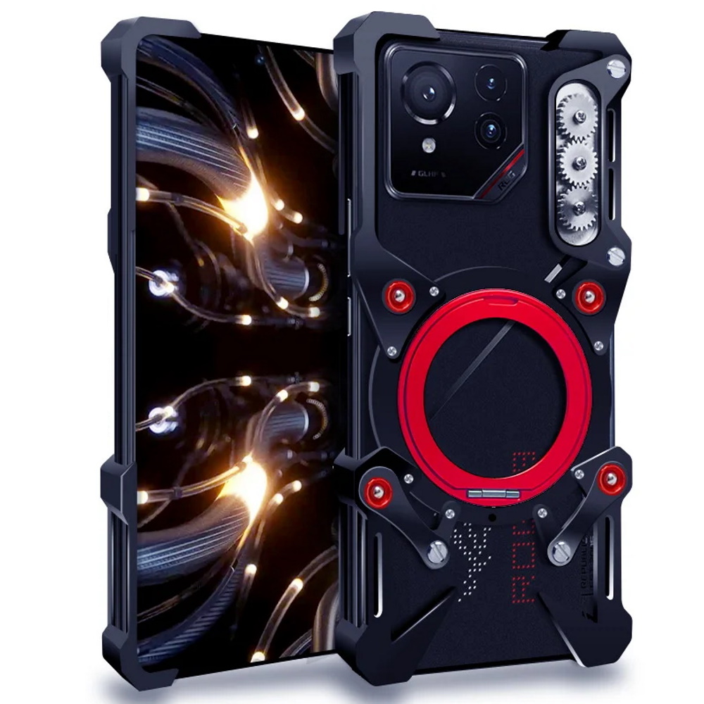 Металлический чехол  для Asus ROG Phone 9 черный