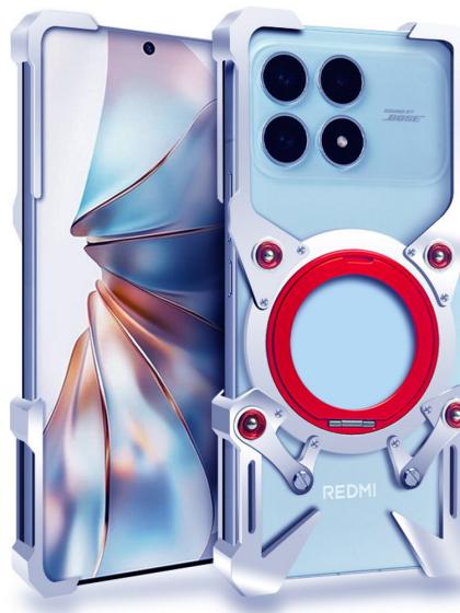 Металлический чехол Metal Shield для Xiaomi Poco F8 Pro